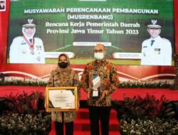 Kota Mojokerto Raih Penghargaan Pembangunan Daerah Terbaik Ke-III Jatim