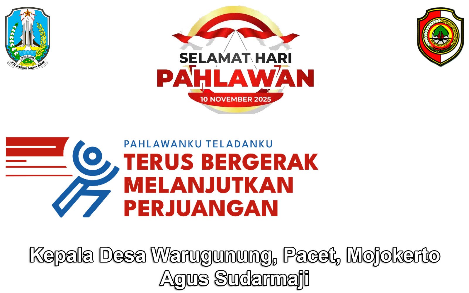 Kepala Desa Warugunung Mengucapkan Selamat Hari Pahlawan 10 November 2025