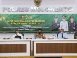 Polres Mojokerto Gelar Rakor Lintas Sektoral Operasi Ketupat Semeru 2022