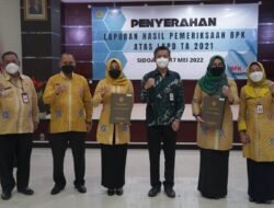 Pemkab Mojokerto Kembali Terima Opini WTP 8 Tahun Berturut-turut