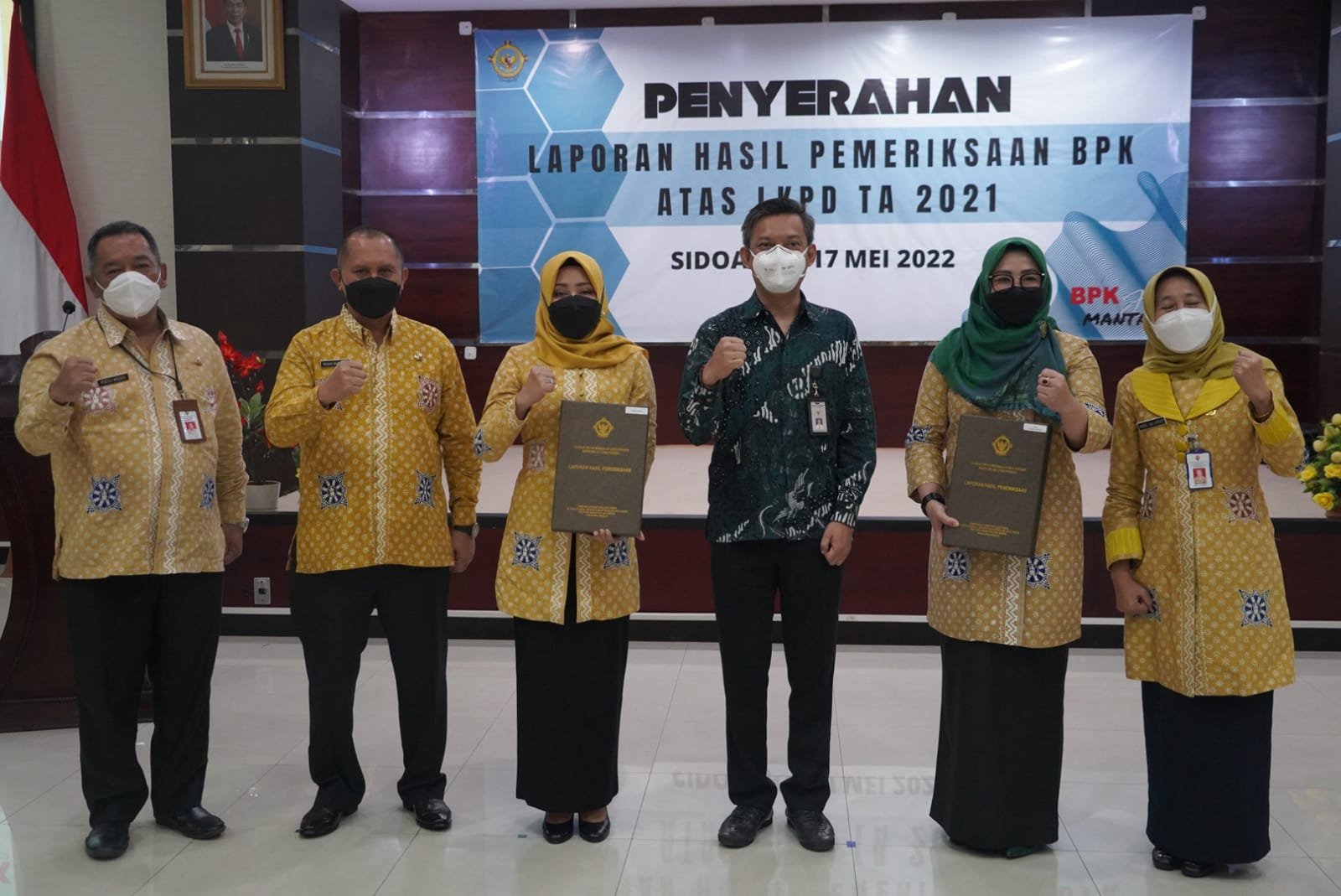 Pemkab Mojokerto Kembali Terima Opini WTP 8 Tahun Berturut-turut