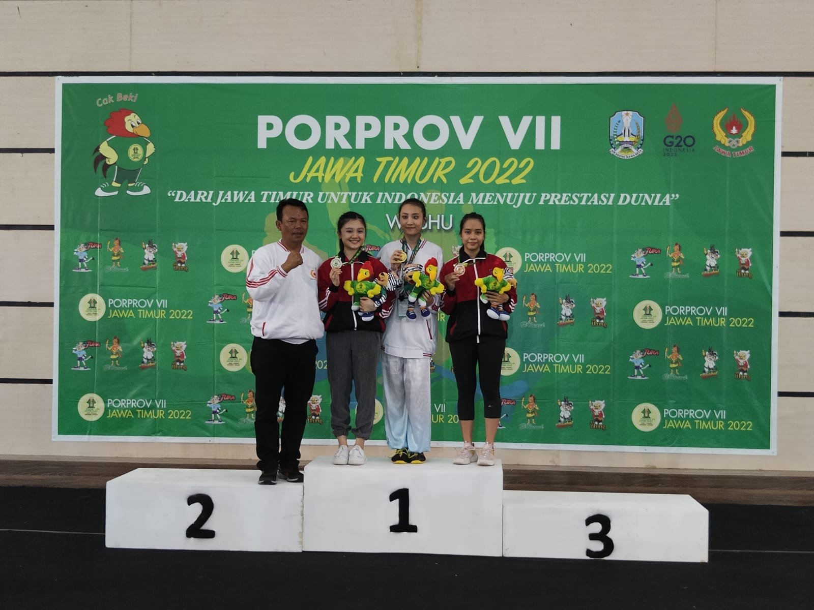 Kontingen Kota Mojokerto Raih 2 Medali Emas, Ning Ita Berikan Apreasiasi