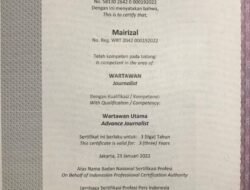 SKW BNSP dan Verifikasi Media Dewan Pers Indonesia Bakal Jadi Nilai Plus