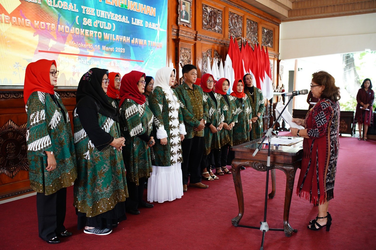 Olahraga Rekreasi Makin Berkembang, Pengurus Cabang SG D’ULD Kota Mojokerto Dikukuhkan