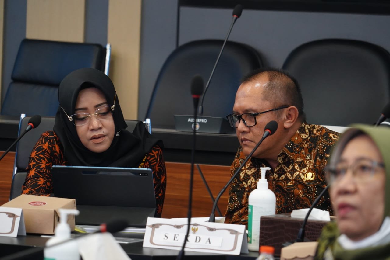 Bupati Ikfina Ikuti Rakor Pimpinan Kementerian/Lembaga Program Pemberantasan Korupsi Pemerintah Daerah Serta Peluncuran Indikator MCP Tahun 2023