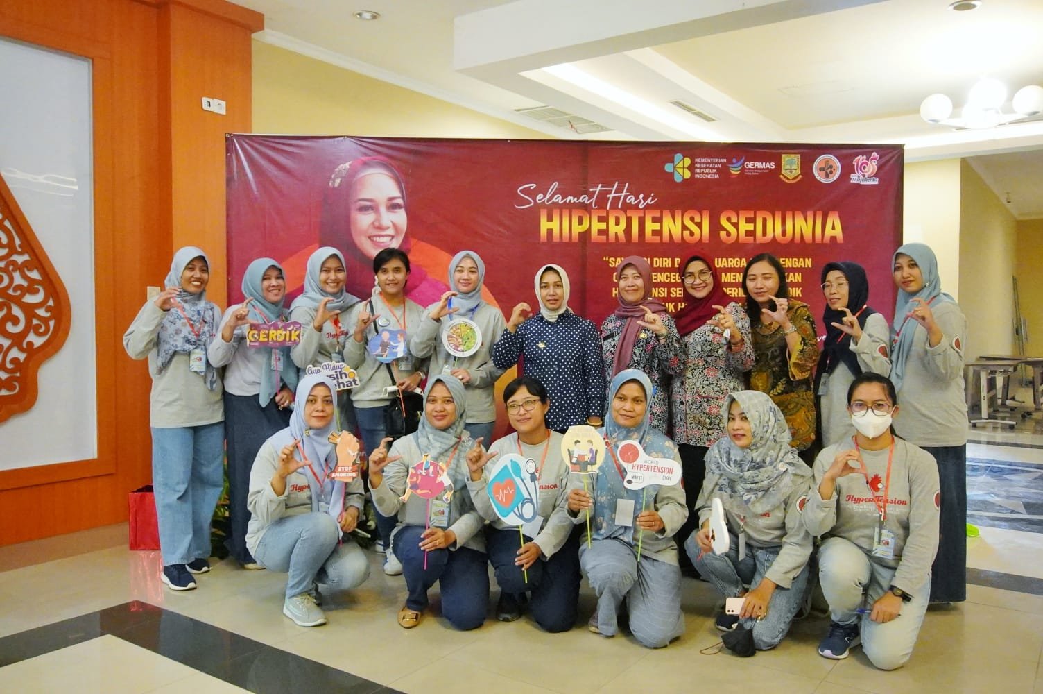 Peringati Hari Hipertensi Sedunia, Ning Ita : Penderita Hipertensi Harus Tetap Produktif