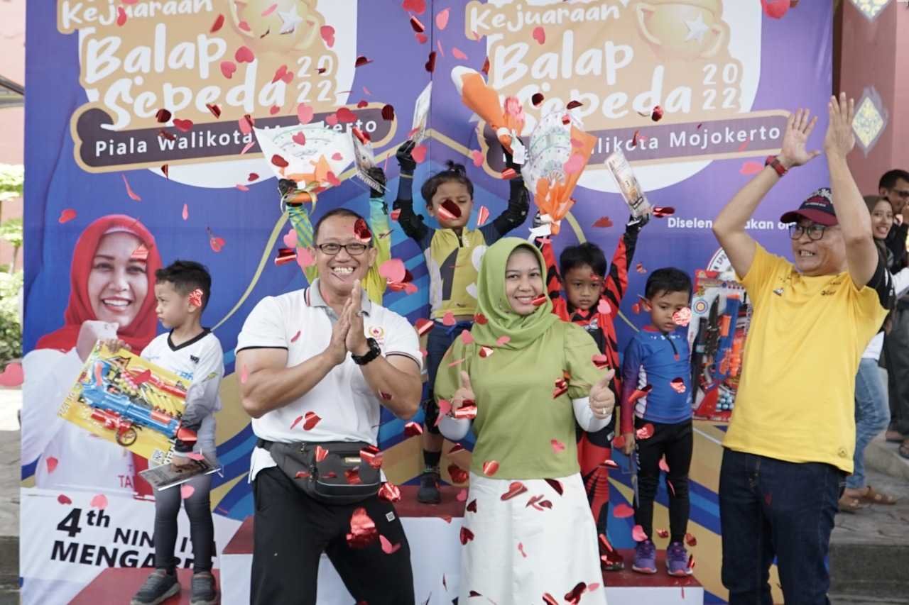 Lomba Pushbike Piala Wali Kota Mojokerto Diikuti Ratusan Peserta
