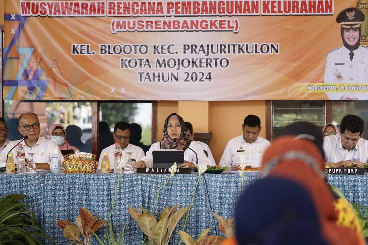 Musrenbang di Blooto, Wali Kota Mojokerto Tekankan Anggaran Bisa Diserap 100 Persen