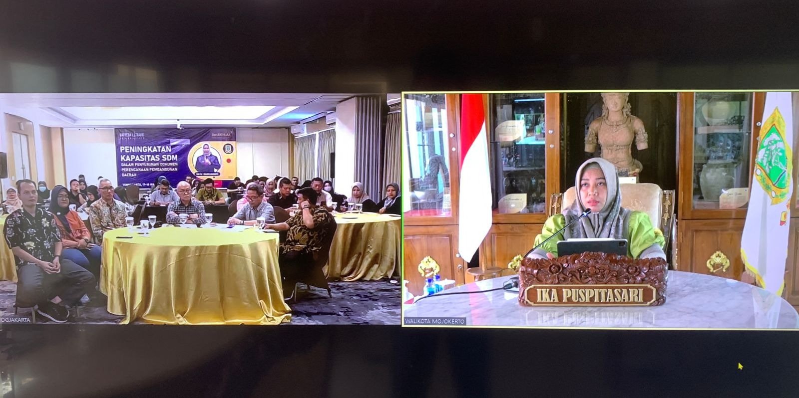 Pelatihan Peningkatan Kapasitas SDM Bappeda Litbang Kota Mojokerto, Berikut Arahan Wali Kota