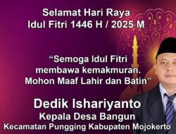 Kepala Desa Bangun Mengucapkan Selamat Hari Raya Idul Firi 1446 H