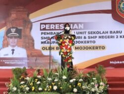 Bupati Mojokerto Resmikan SMPN 2 Kemlagi dan SMPN 2 Puri