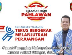 Camat Pungging Mengucapkan Selamat Hari Pahlawan 10 November 2025