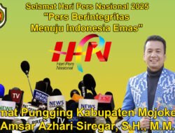 Camat Pungging Kabupaten Mojokerto Mengucapkan Selamat Hari Pers Nasional 2025