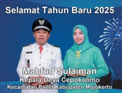 Kepala Desa Cepokolimo Mengucapkan Selamat Tahun Baru 2025