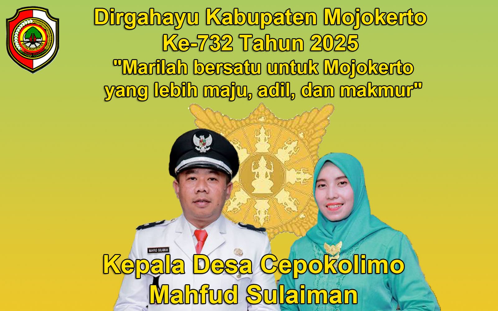 Kepala Desa Cepokolimo Mengucapkan Dirgahayu Kabupaten Mojokerto Ke-732 Tahun 2025