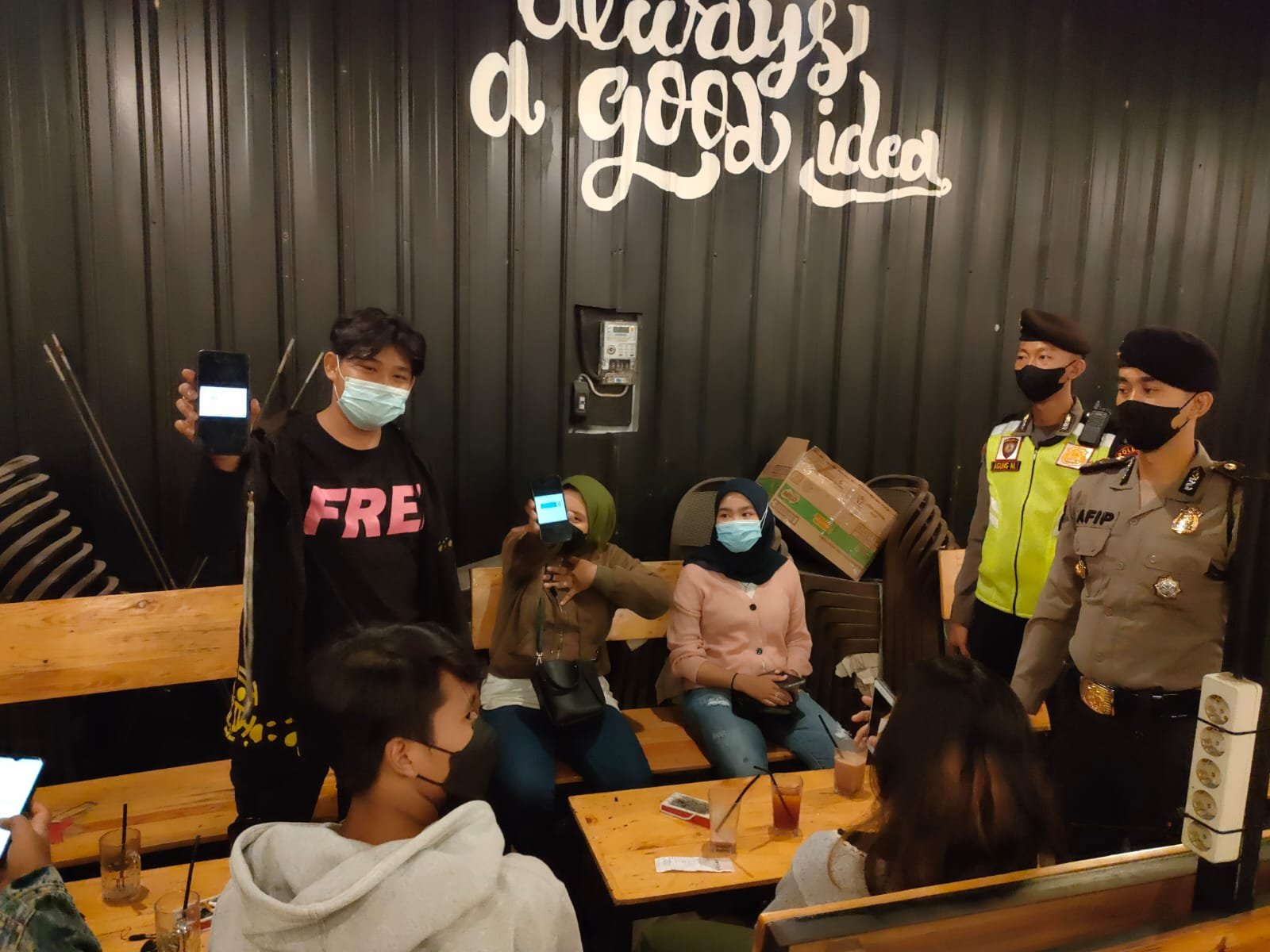 Antisipasi Varian Omicron, Polda Jatim Laksanakan Giat Patroli KRYD