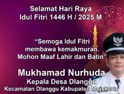 Kepala Desa Dlanggu Mengucapkan Selamat Hari Raya Idul Firi 1446 H