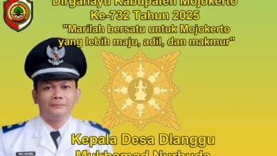 Kepala Desa Dlanggu Mengucapkan Dirgahayu Kabupaten Mojokerto Ke-732 Tahun 2025