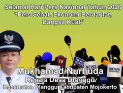Kepala Desa Dlanggu Kabupaten Mojokerto Mengucapkan Selamat Hari Pers Nasional 2026