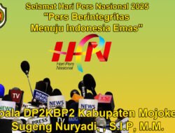 Kepala DP2KBP2 Kabupaten Mojokerto Mengucapkan Selamat Hari Pers Nasional 2025
