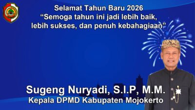 Kepala DPMD Kabupaten Mojokerto Mengucapkan Selamat Tahun Baru 2026