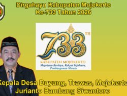 Kepala Desa Duyung, Trawas, Mojokerto Mengucapkan Dirgahayu Kabupaten Mojokerto ke-733 Tahun 2026