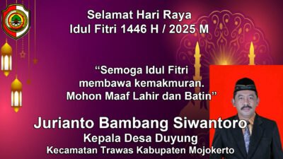 Kepala Desa Duyung Mengucapkan Selamat Hari Raya Idul Fitri 1446 H