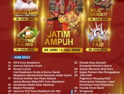 Gambaran Serangkaian Event Peringatan Hari Jadi Kota Mojokerto Ke-104