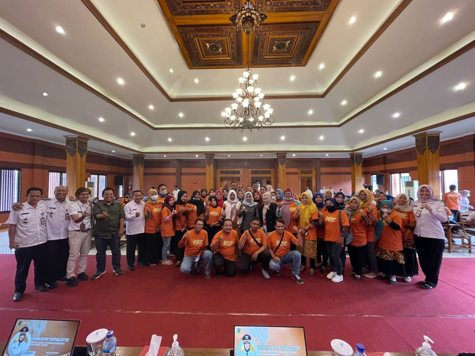 Tingkatkan Kapasitas Anggota KIM, Pemkot Mojokerto Bersama PWI Gelar Workshop Jurnalistik