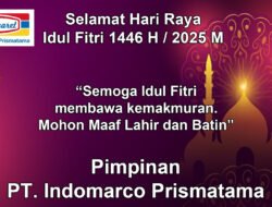 PT. Indomarco Prismatama Mengucapkan Selamat Hari Raya Idul Firi 1446 H