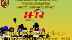 Kepala Desa Jampirogo Mengucapkan Selamat Hari Pers Nasional 2025