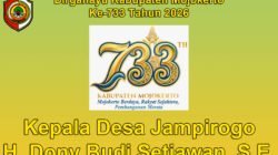 Kepala Desa Jampirogo, Sooko, Kabupaten Mojokerto Mengucapkan Dirgahayu Kabupaten Mojokerto ke-733 Tahun 2026