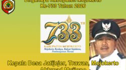 Kepala Desa Jatijejer, Trawas, Mojokerto Mengucapkan Dirgahayu Kabupaten Mojokerto ke-733 Tahun 2026
