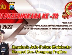 Kapolsek Jetis Kompol Drs. Soegeng Prajitno Mengucapkan Selamat Hari Bhayangkara Ke-76