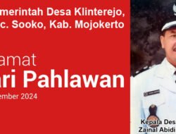 Kepala Desa Klinterejo Mengucapkan Selamat Hari Pahlawan 2024