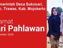 Kepala Desa Sukosari Mengucapkan Selamat Hari Pahlawan 2024