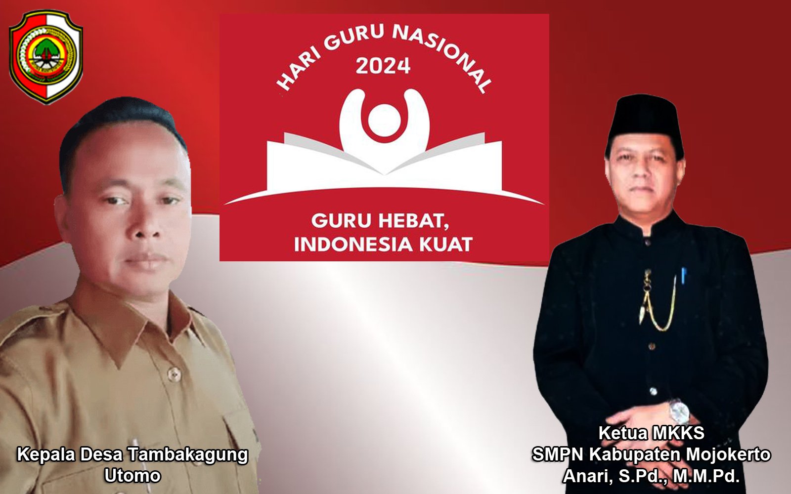 Kepala Desa Tambakagung Mengucapkan Selamat Hari Guru Nasional 2024