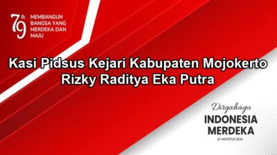 Kasi Pidsus Kejari Kabupaten Mojokerto Mengucapkan Dirgahayu RI Ke-79 Tahun