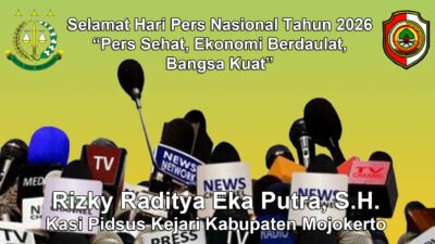 Kasi Pidus Kejari Kabupaten Mojokerto Mengucapkan Selamat Hari Pers Nasional 2026