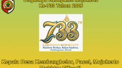 Kepala Desa Kembangbelor, Pacet, Mojokerto Mengucapkan Dirgahayu Kabupaten Mojokerto ke-733 Tahun 2026