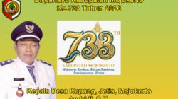 Kepala Desa Kupang, Jetis, Mojokerto Mengucapkan Dirgahayu Kabupaten Mojokerto ke-733 Tahun 2026