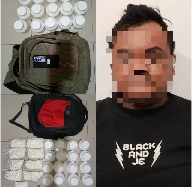 Polres Mojokerto Ringkus Pengedar Sabu dan Pil Koplo