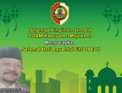 Direktur PDAM Kabupaten Mojokerto Fayakun Hidayat, S.H. Mengucapkan Selamat Hari Raya Idul Fitri 1433 H