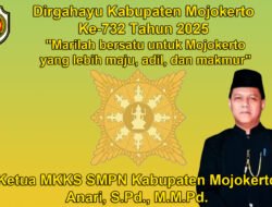 Ketua MKKS SMPN Kabupaten Mojokerto Mengucapkan Dirgahayu Kabupaten Mojokerto Ke-732 Tahun 2025