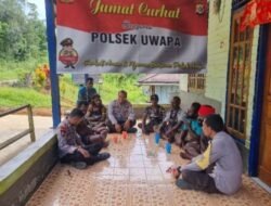 Kapolsek Uwapa Laksanakan Program Jumat Curhat Bersama Warga Urumusu