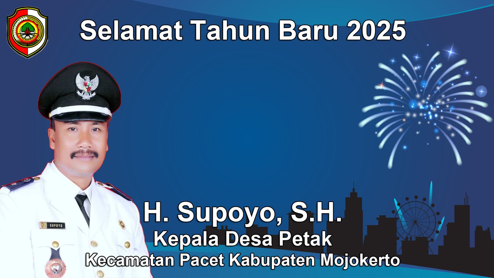 Kepala Desa Petak Mengucapkan Selamat Tahun Baru 2025