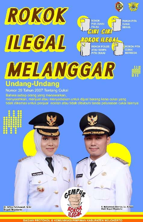 Iklan Cukai Pemerintah Kabupaten Mojokerto Tahun 2021