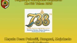 Kepala Desa Puloniti, Bangsal, Mojokerto Mengucapkan Dirgahayu Kabupaten Mojokerto ke-733 Tahun 2026