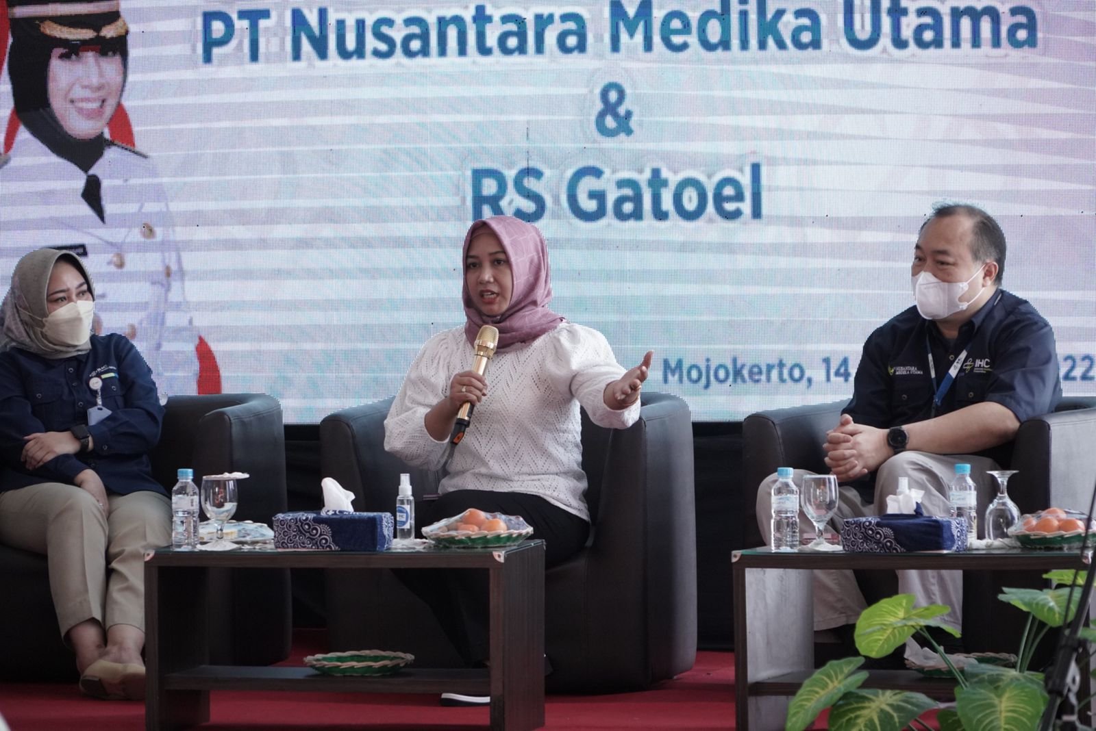 Ning Ita Menyapa PT. Nusantara Medika Utama dan Rumah Sakit Gatoel