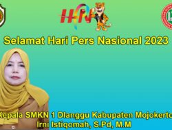 SMKN 1 Dlanggu Kabupaten Mojokerto Mengucapkan Selamat Hari Pers Nasional 2023